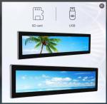 Hight brightness 700nits retail store advertizing andorid Wide Bar type
