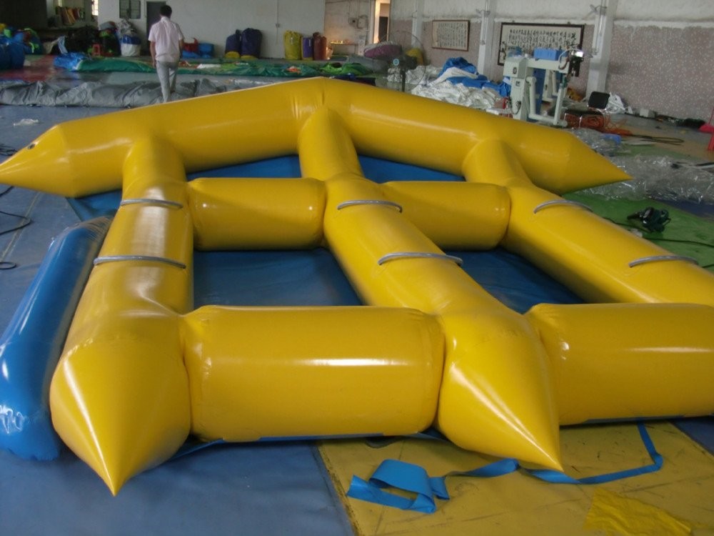 Amazing Inflatable Banana Boat Fly Fish / Logo Printed Flying Fish Tube