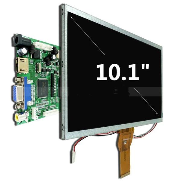 1024x600 Black TFT LCD 10.1in High Brightness 1000 Nits Outdoor Advertising LCD