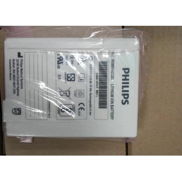 PHLIP rechargeable XL+861290 Defibrillator Lithium Ion Battery 14.4V 6.75Ah 97Wh