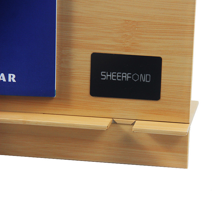 Printing Custom 365 Day Calendar , Wooden Desk Calendar With Wireless Charger
