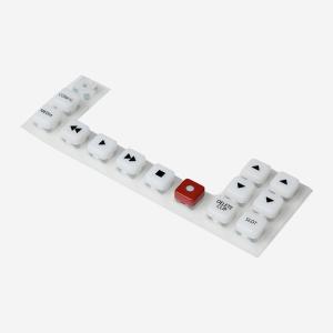 Wholesale Irregular Shape Silicone Rubber Membrane Switches Flame Resistant from china suppliers