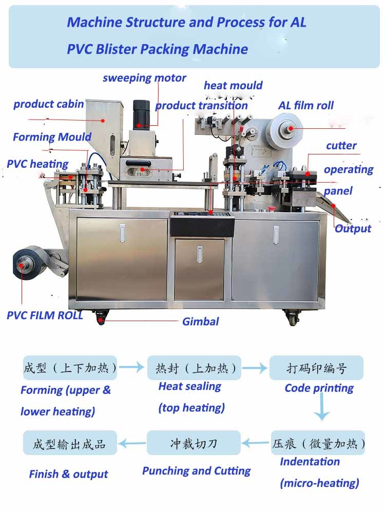 Customized Essential Oil Trial Set Automatic Filling Blister Packing Machine 380/220V