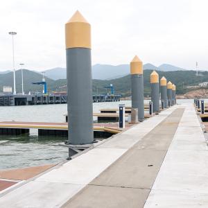 Wholesale White Marina Dock Piling Caps Normal Specifications D325 D410 D500 from china suppliers