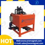Oil Double Cooling Induced Wet Magnetic Separator Easy To Discharge The Iron