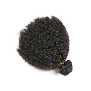 Wholesale Brazilian Virgin Human Hair Afro Kinky Curly Human Hair Extension Weft Good Ratio from china suppliers