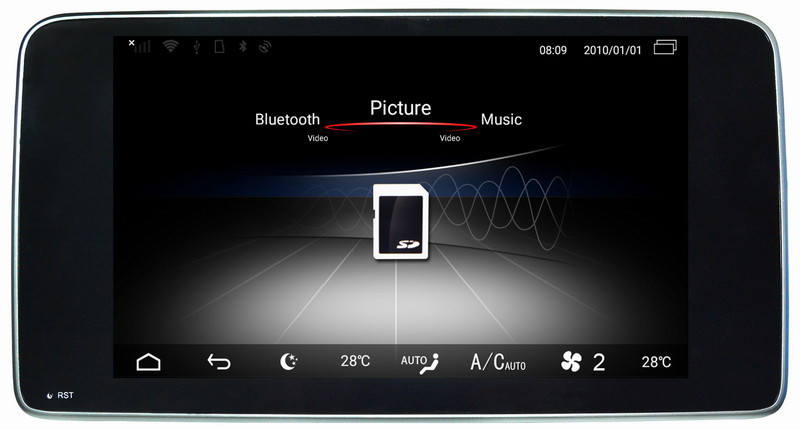 Ouchuangbo media player GPS radio for ML GL 2013 support BT MP3 mirror link android 8.0 OS 4+32