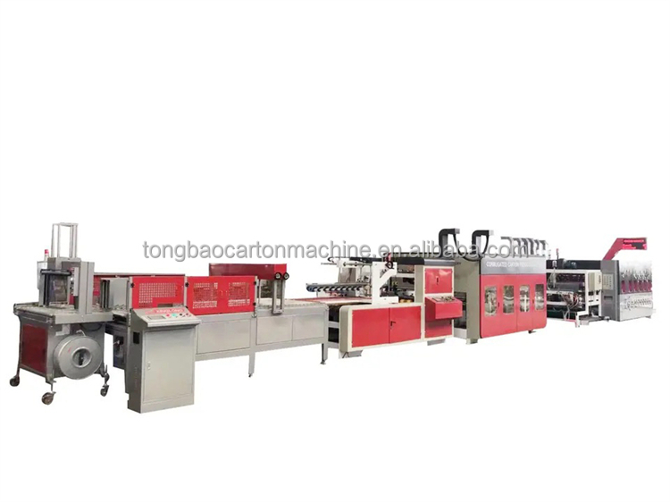 1200mm Corrugated Carton Box Printing Glue Box Printer Slotter Rotary Die Cutter