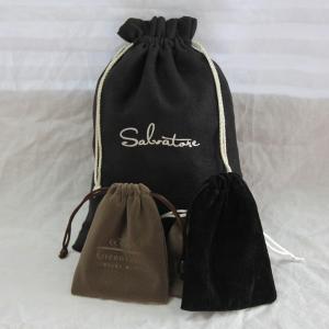 Wholesale Necklace Velvet 18*30cm Drawstring Jewelry Bag from china suppliers