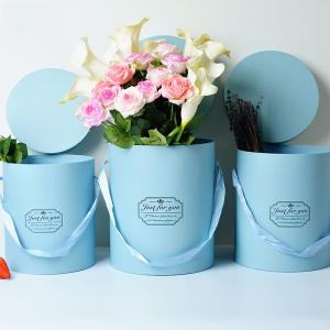 Wholesale Customized Square Tube Circle Round Hat Flower Gift Packing Box With Lid Anniversary from china suppliers