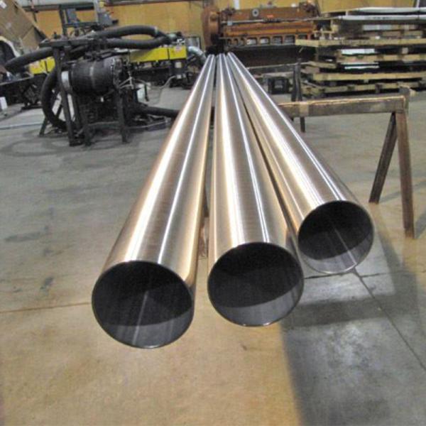 Welded Stainless Steel Round Pipe Bright Polish Surface 201 202 304 304L 316