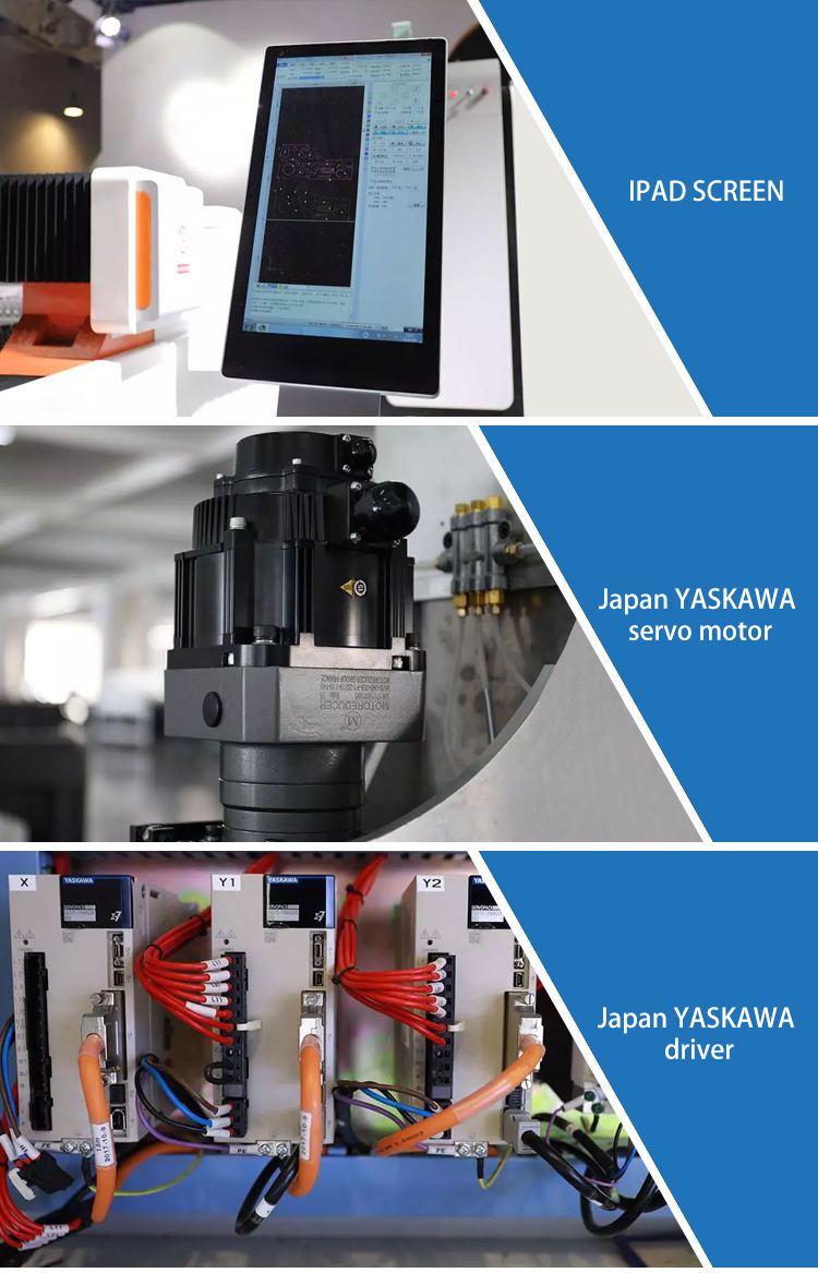 Material Sheet Fiber Laser Cutting Machine IP54 Porection