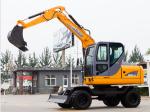 Mini wheel Excavator , Hydraulic Crawler Excavator Low Fuel Consumption