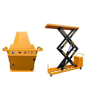 Wholesale Portable 1000Kg Electric Scissor Lift Tables 24V Battery from china suppliers