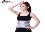 Lumbar Medical Back Brace Support / Grey Orthopedic Belt For Back Pain