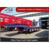 Buy cheap 2 Axles Low Bed Semi Trailer 20-40 Tons Machine Loading Spring Steel Suspension from wholesalers