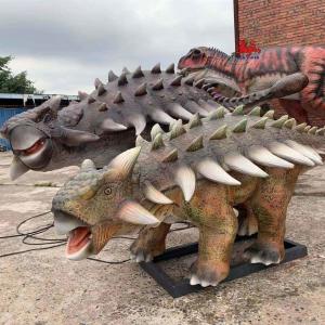 Wholesale Animated Realistic Animatronic Dinosaur Life Size Ankylosaurus Type Dinosaurs from china suppliers