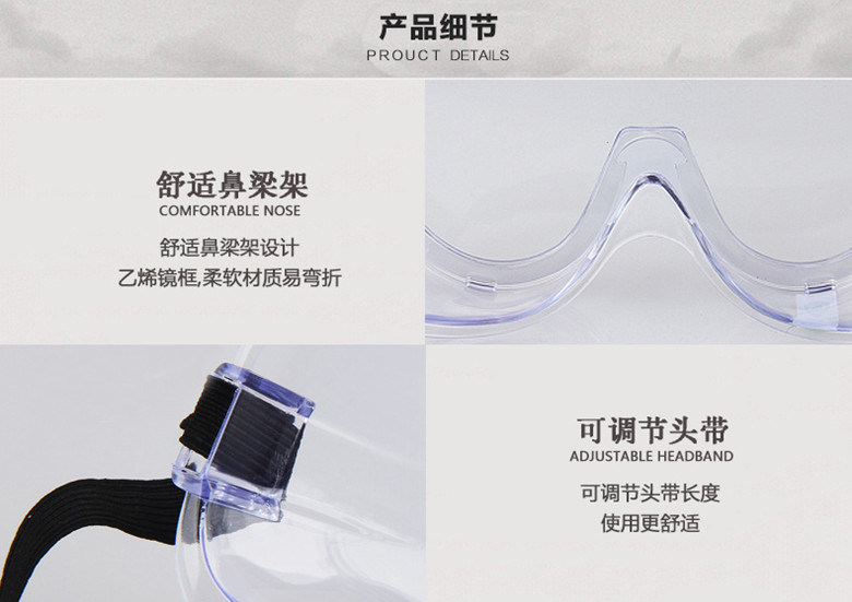 3m 1621 Ansi PPE Safety Goggles Scientific Experiment Carpenter Sawdust Splash Proof