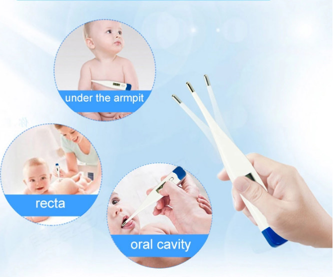 Home Use Electronic Rigid tip medical digital thermometer for fever
