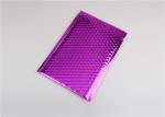 Recyclable Purple Metallic Glamour Mailers / Metallic Mailing Bags Strong
