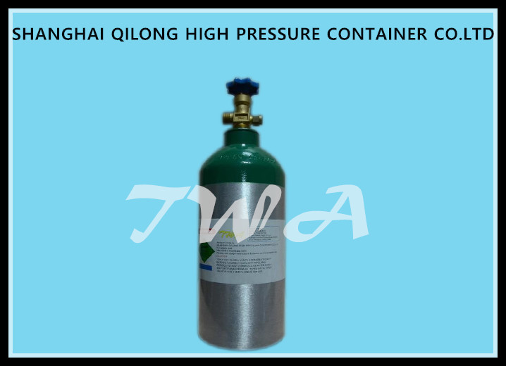 DOT-3AL 3.36L Aluminum Alloy Gas Cylinder Safety Gas Cylinder for Use CO2 Beverage