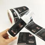 Water Bottle Custom Vinyl Stickers Printing Die Cut Gold Foil CMYK Cosmetics