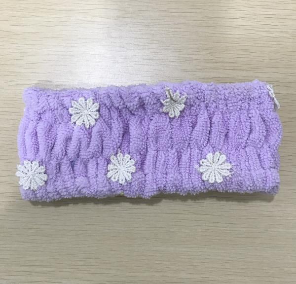 Chinese factory supplier hair turban absorb water band with elastic super soft