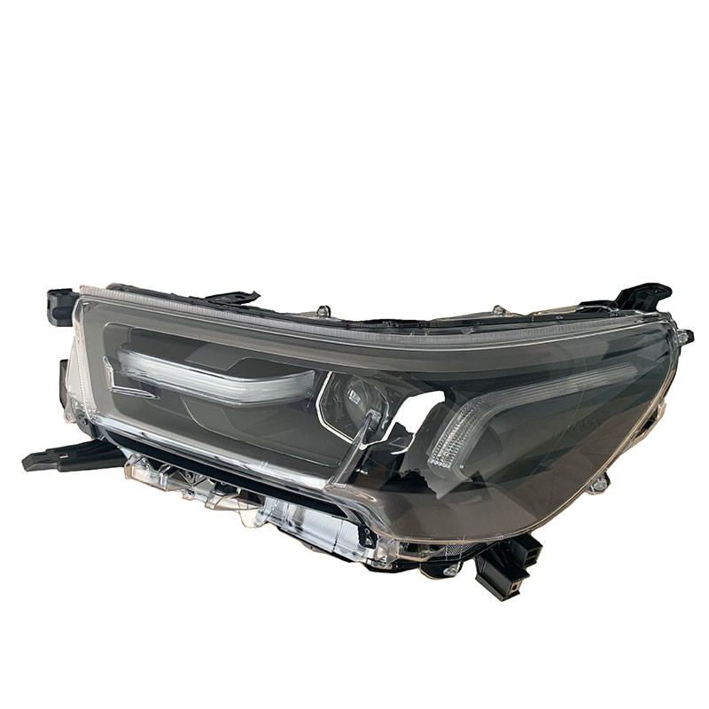 Manufacturer Wholesale 4X4 ABS Plastic LED Headlight Car Light for Toyota Hilux Revo Rocco 2020 2021