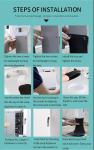 Office School Table Stand ABS Automatic Touchless Soap Dispenser