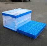 Strong Folding Plastic Stackable Vegetable Bins 600 - 240 Heavy Duty Industrial