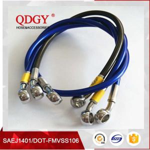 Wholesale ISO9001Certificated DOT FMVSS106 approved 1/8 size racing car and racing motorcycle stainless steel braided hose from china suppliers