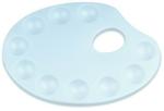 White Plastic Paint Palette Watercolor Painting Accessories Different Size