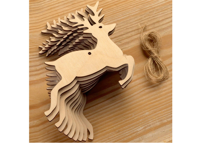 Creative Wood Anniversary Gifts Christmas Tree For Holiday / Party / Home Decoration