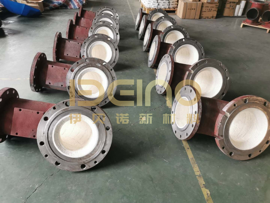 Wear Resistant Ceramic Pipes ISO Certificate In Power Plants