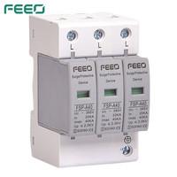 Wholesale 275VAC 30KA 3P Ac Surge Suppressor Burning Proof With Lightning Arrester from china suppliers