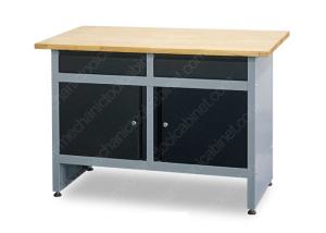 Wholesale Heavy Gauge Steel Metal Garage Workbench 2 Drawers 2 Doors Tool Cabinet from china suppliers