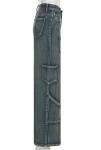 Small Order Clothing Manufacturers Vintage Multi Pocket Tooling Jeans Loose