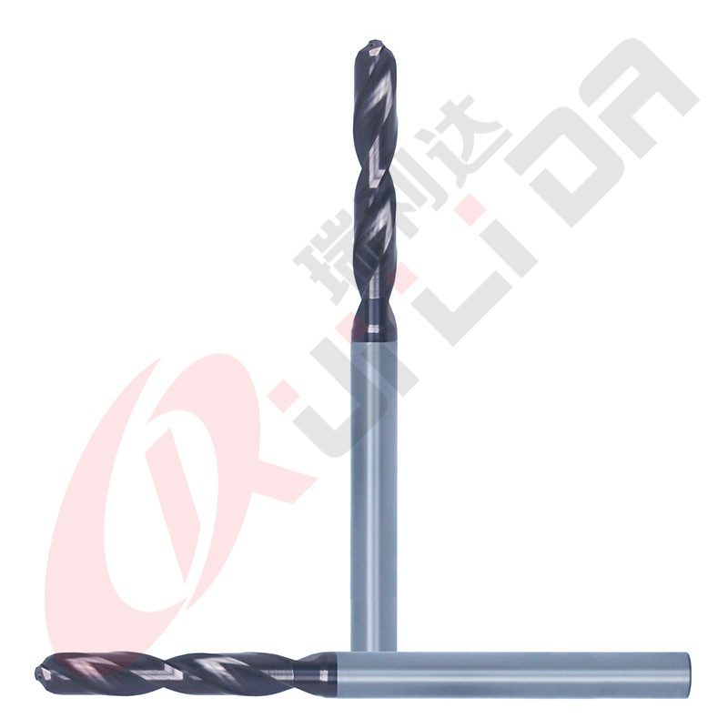 2 Flutes Solid Carbide Drill Bit With Inner Coolant Hole For Stainless Steel