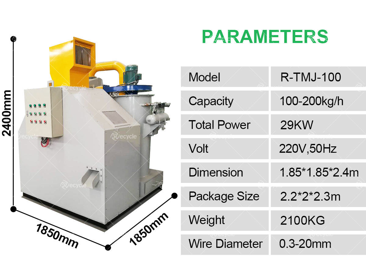 Small Electric Cable Granulator Machine High Recovery For Waste Cable Wires