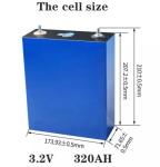 UPS / Solar Light Lifepo4 Lithium Battery 100ah - 320ah 3.2V LiFePO4 Battery