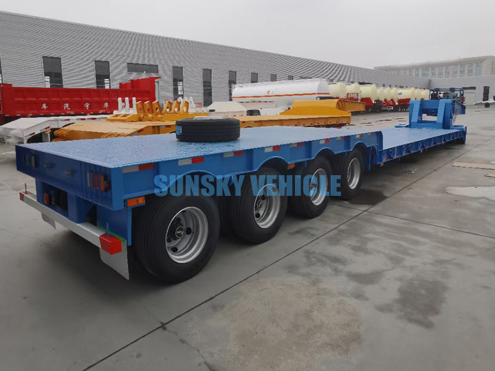 gooseneck low bed trailer