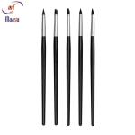 Black 5pcs Dental Silicone Brush Pen Periodontal Tool