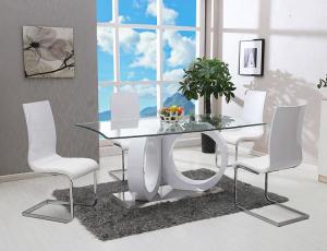 Wholesale Simple 0.35CBM 50kgs 76cm Solid Wood Dining Table Set from china suppliers