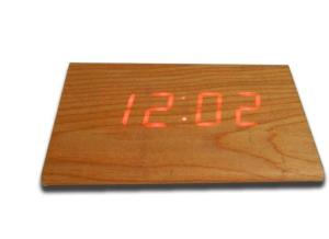 Wholesale Fashion Design Triangle Shape Wooden Digital Alarm Clock from china suppliers