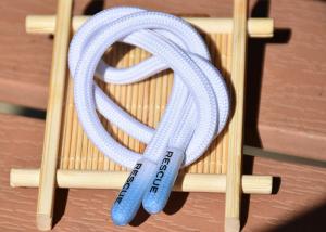 Wholesale Black Logo Printed 37.5cm Braided Polyester Rope Round For Garments from china suppliers