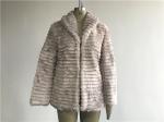 Warm Ladies' Mink Faux Fur Reverse Collar Coat / Faux Fur Jacket TW67737