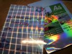 Inkjet Printable Waterproof Holographic Sticker Paper For Industrial Needs