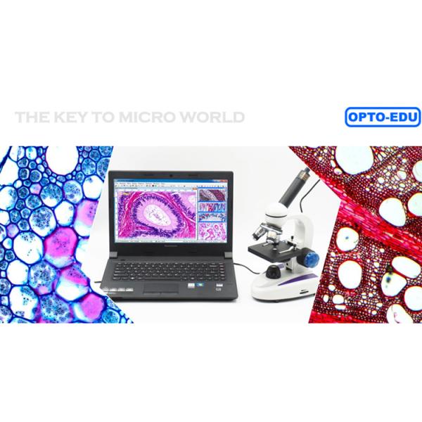 Light 40x Eyepiece Lens Monocular Compound Optical Microscope
