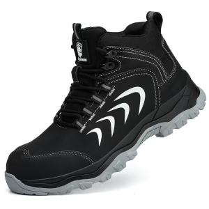 Wholesale Men's Lightweight Leather Hiking Boots Waterproof Outdoor Mountain Shoes from china suppliers