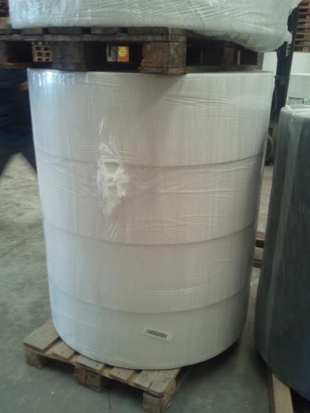 Biodegradable Unbleached Natural White jumbo roll tissue paper 18 g / ㎡